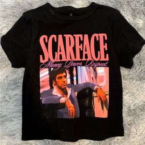 1 DAY UNTIL DONATION💖Scarface Graphic Crop T-Shirt